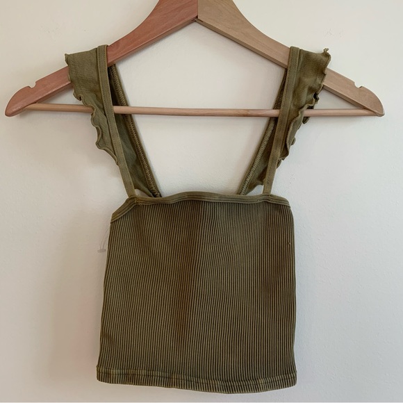 FREE PEOPLE Happiness Runs Flirty
Crop Tank . - Picture 5 of 9